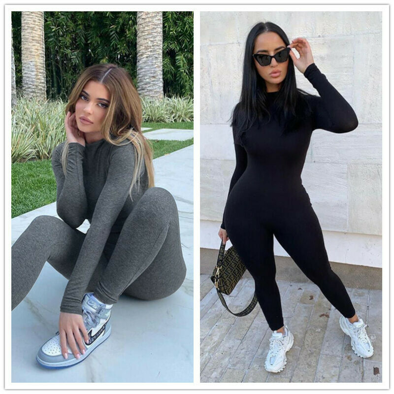 õ ο   Ҹ ָ ġ ũ Bodycon Ƽ   Jumpsuit